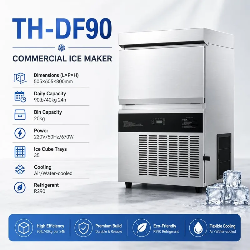 TH-DF90-commercial-ice-machine