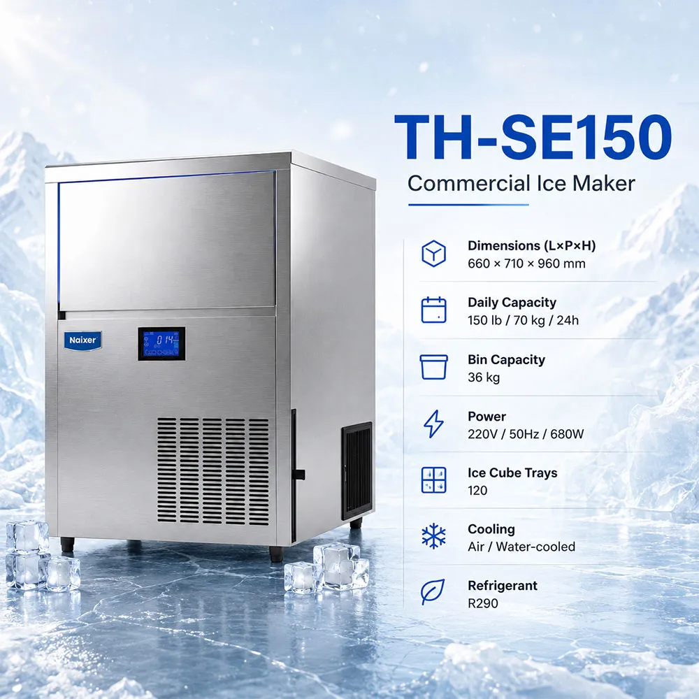 TH-SE150-crescent-ice-cubes-machine