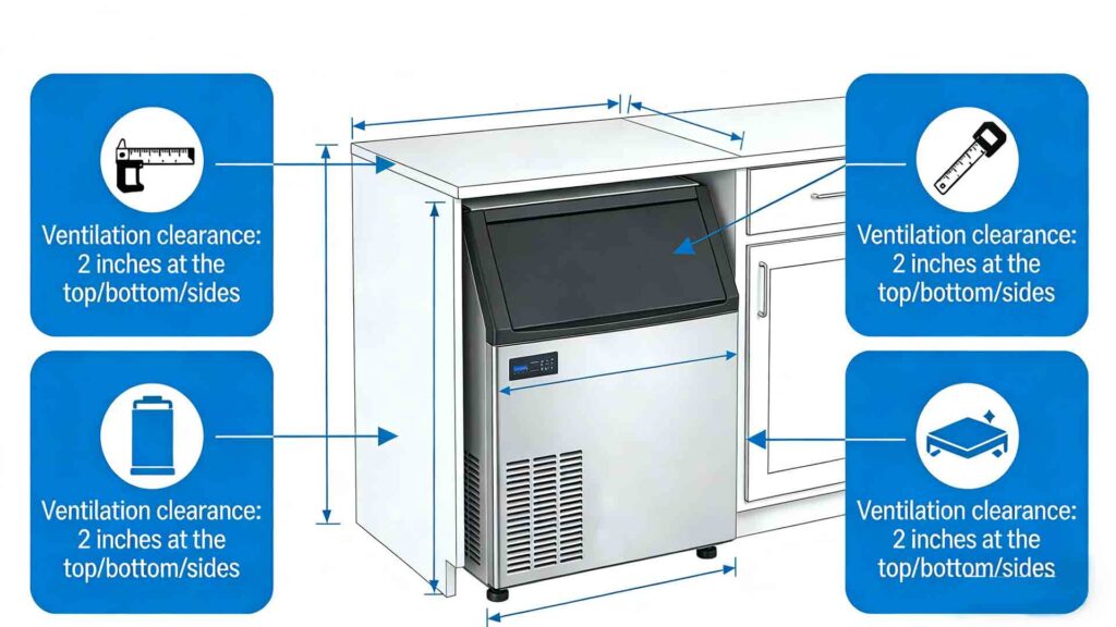 How to Measure for Your Undercounter Ice Machine