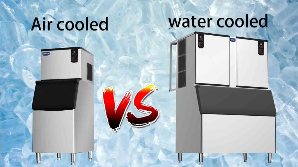 air cooled vs water cooled ice machine