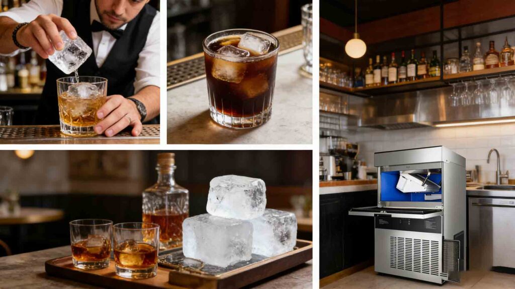 perfect square ice cube machine​