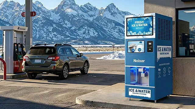 commercial ice vending machine ROI