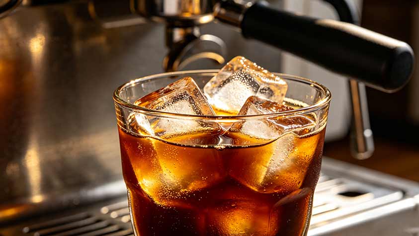 what type of ice do coffee shops use