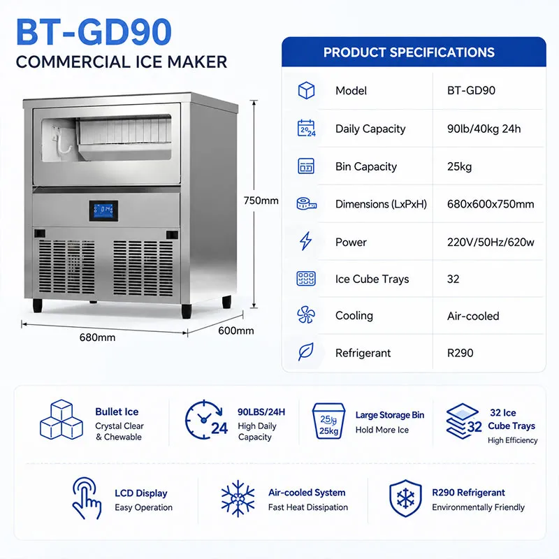 BT-GD90-commercial-ice-maker