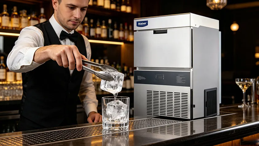 how do professional bars make clear ice