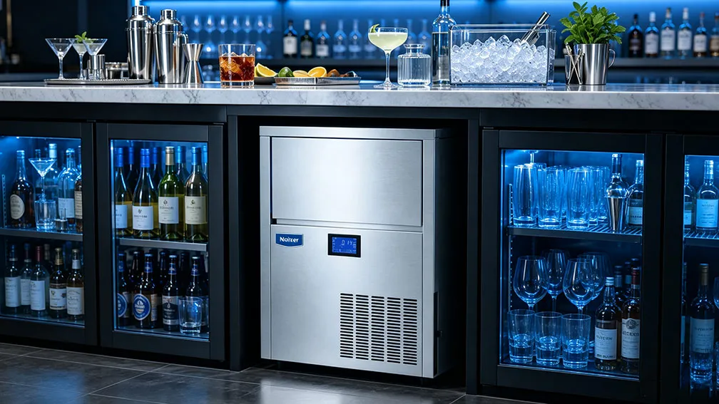 naixer 150 lb crescent cube ice machine
