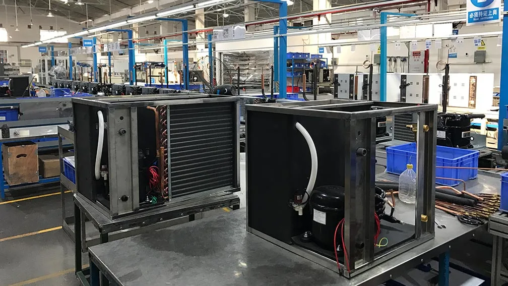 Naixer automated ice machine production line with IoT quality monitoring systems in Guangzhou factory